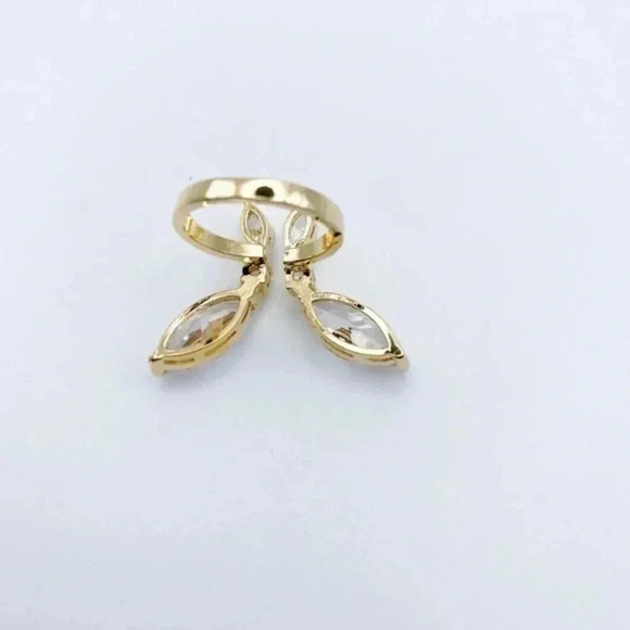 BUTTERFLY Adj. Ring 18k Gold Pltd. - Picture 3 of 5